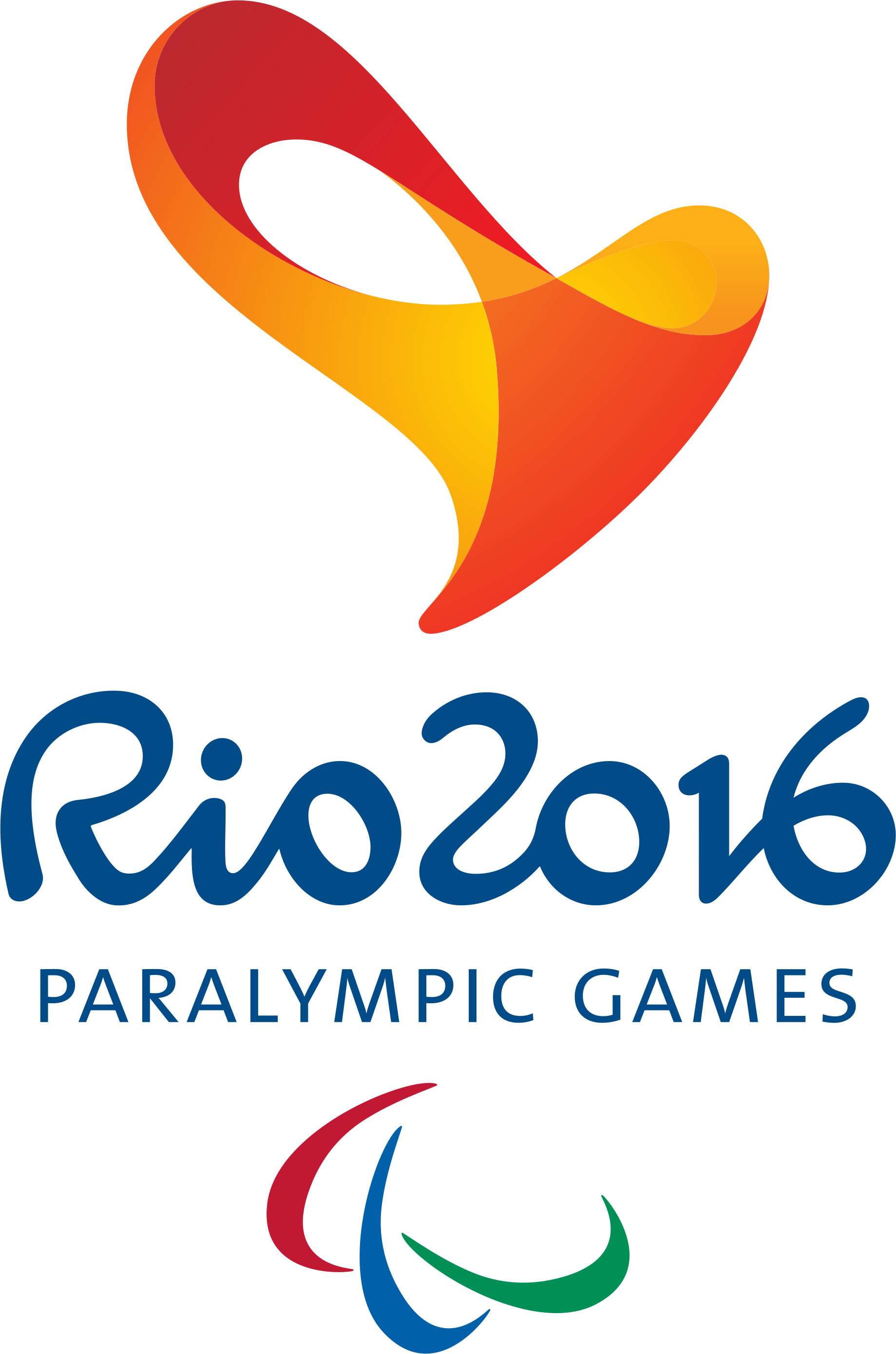 Rio 2016 Paralympic Games Logo - Rio 2016 (1839x2779), Png Download