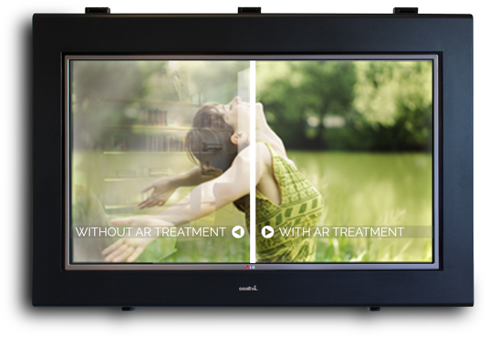 Ar Treated Acrylic Comparison - Anti Reflective Acrylic (600x404), Png Download