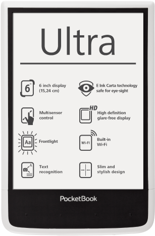 Pocketbook Represents The First Serial E Ink E Reader - E Reader Pocketbook Ultra (500x500), Png Download