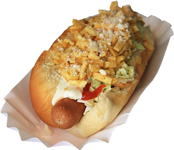 Normal Hot Dog - Hot Dog Con Pollo (465x325), Png Download