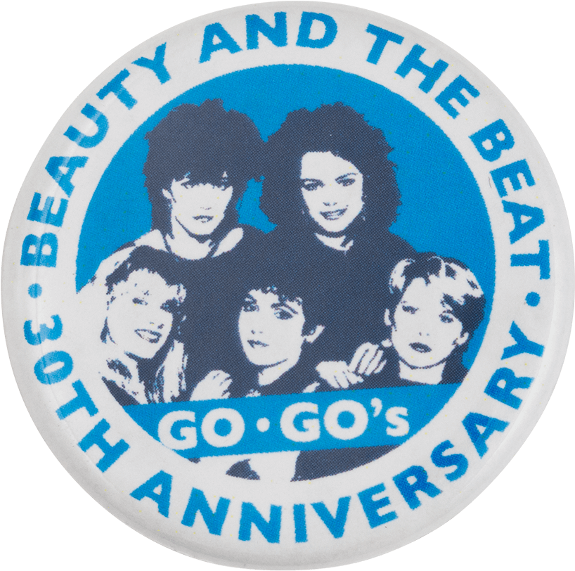 Go Go's Beauty And The Beat Anniversary Music Button - Got Certified Organic Cotton Bag (1000x953), Png Download