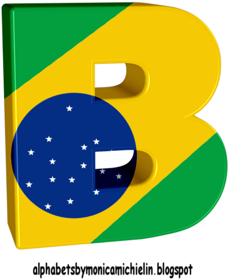 Alfabeto De Brasil Com Formas Geométricas Em Png - Alphabet (500x567), Png Download