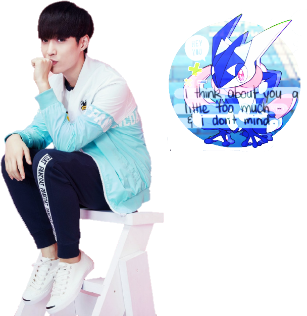 Exo Lay Png Pack - Sitting (1001x644), Png Download