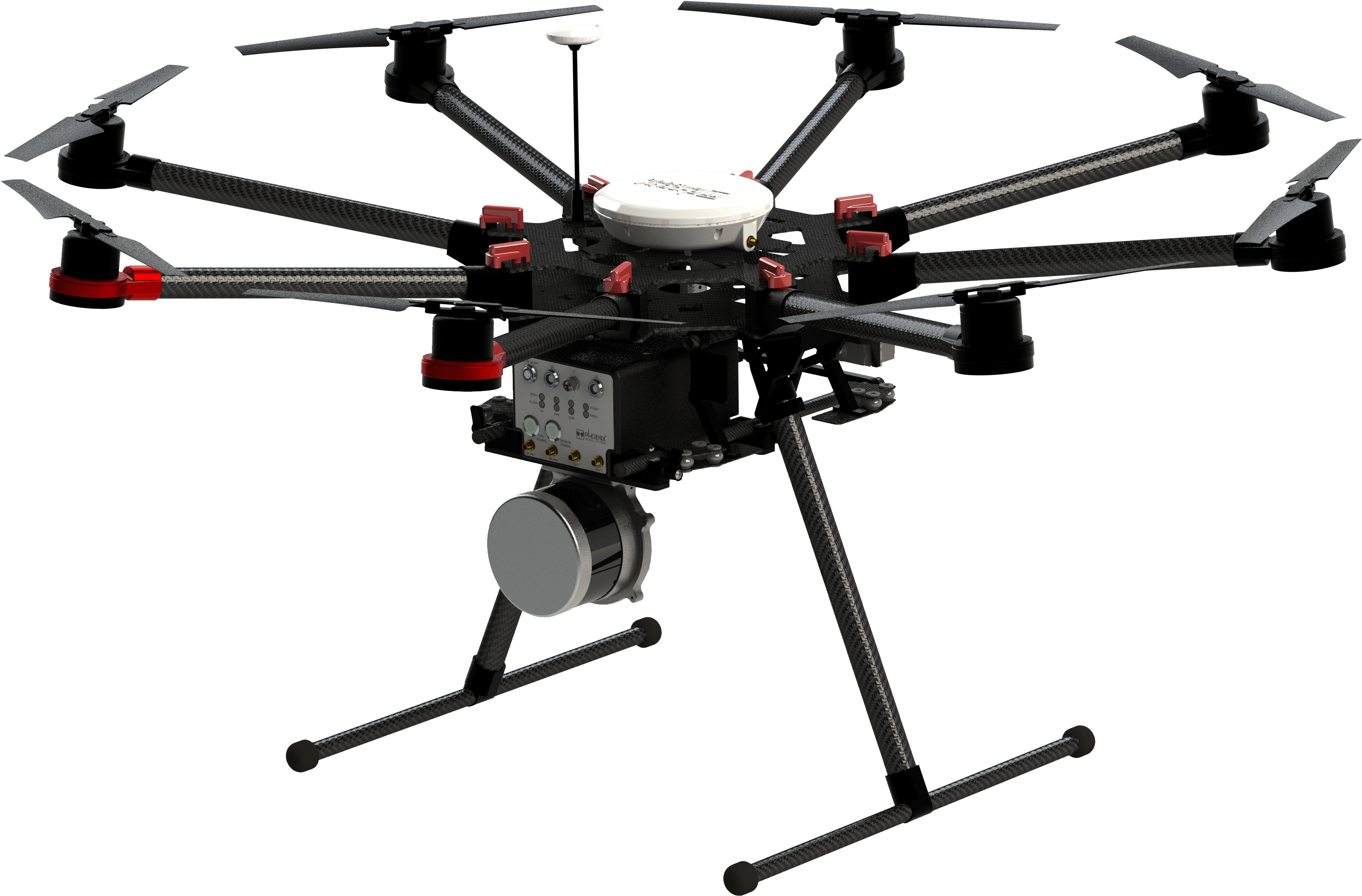 Phoenix Aerial Drone - S1000 Dji (4000x2500), Png Download