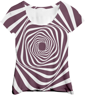 Blusa Formas Geométricas - Capa Personalizada Iphone X Ondas Espiral Husky (480x480), Png Download