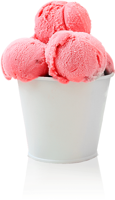 Sorvetes Zero Açúcar E Para Intolerantes A Lactose - Ice Cream Scoop In A Bowl (396x697), Png Download