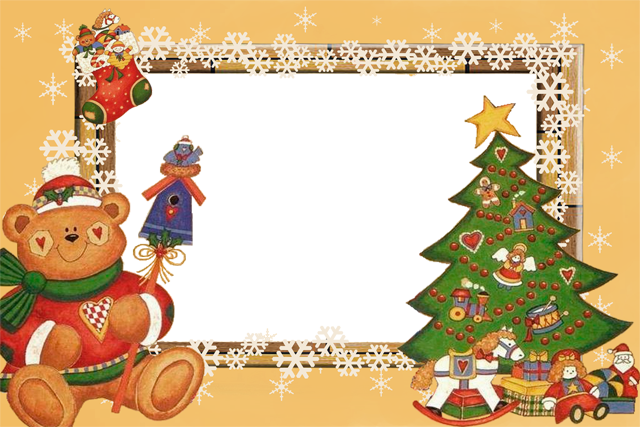 Frame-85 - Christmas Tree Paper Tole 3d Kit 8x10 (640x427), Png Download
