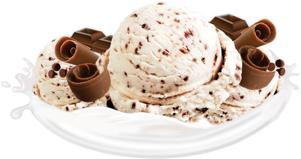 Flocos Sorvete De Massa - Sorvete Flocos Png (438x438), Png Download