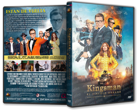 Para Poder Ver Los Links Necesitas Estar Registrado - Kingsman The Golden Circle 2017 Hindi (639x480), Png Download