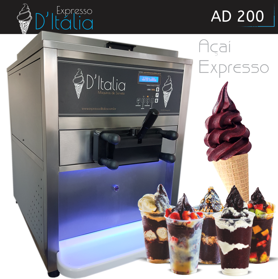 A Expresso D'itália Tem A Qualidade E Tecnologia Certa - Maquina De Açai Expresso (900x904), Png Download