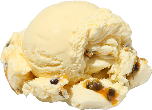 Mousse Maracuja Gd - Sorvete Maracuja Png (527x416), Png Download