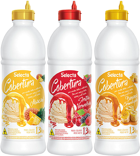 Cobertura Para Sorvetes Em Taças Selecta - Cobertura De Sorvete Selecta (500x536), Png Download