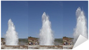 Vinilo Pixerstick Islandia - Geyser (400x400), Png Download