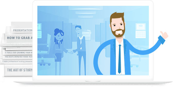 Es Gratis Y Asombroso Comienza Ya - Create Animated Video (554x279), Png Download
