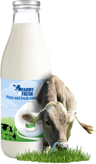 Studies Have Linked The Consumption Of Milk Contaminated - Fresh Cow Milk Png (432x647), Png Download