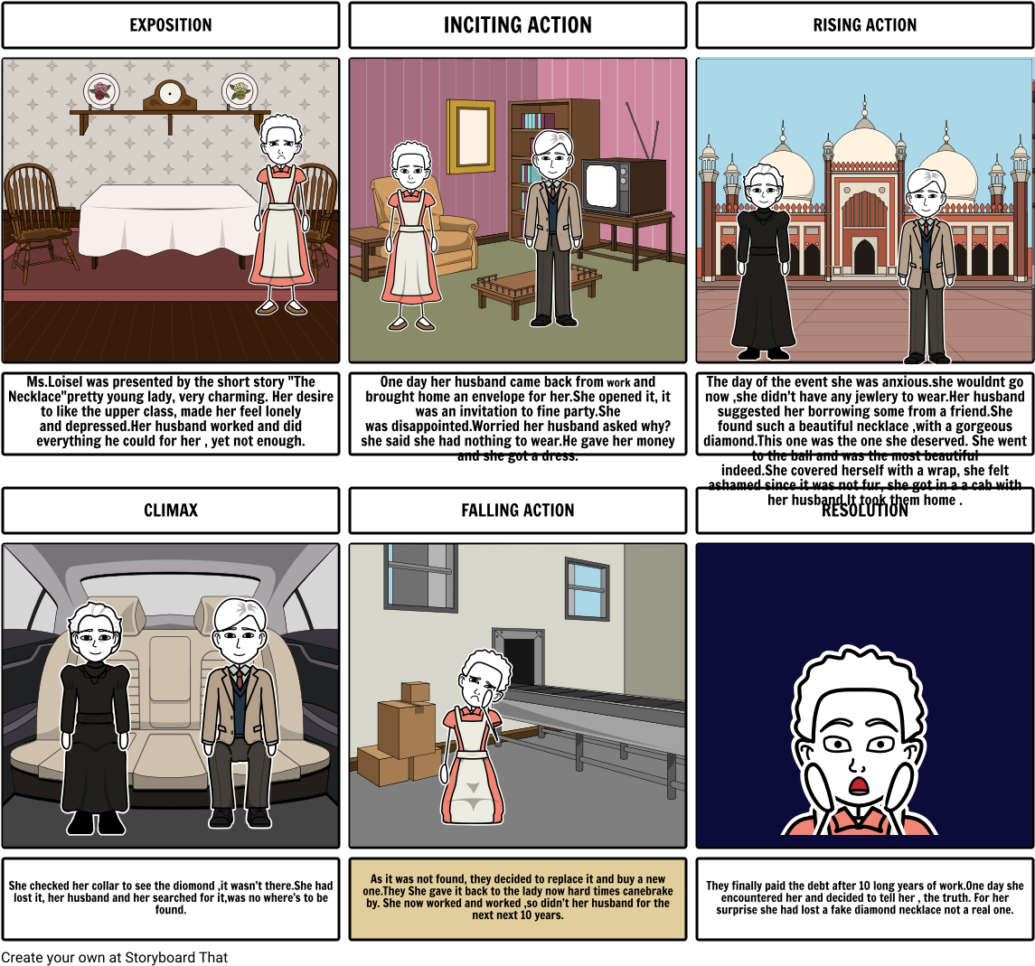 The Necklace - Comics (1164x1086), Png Download