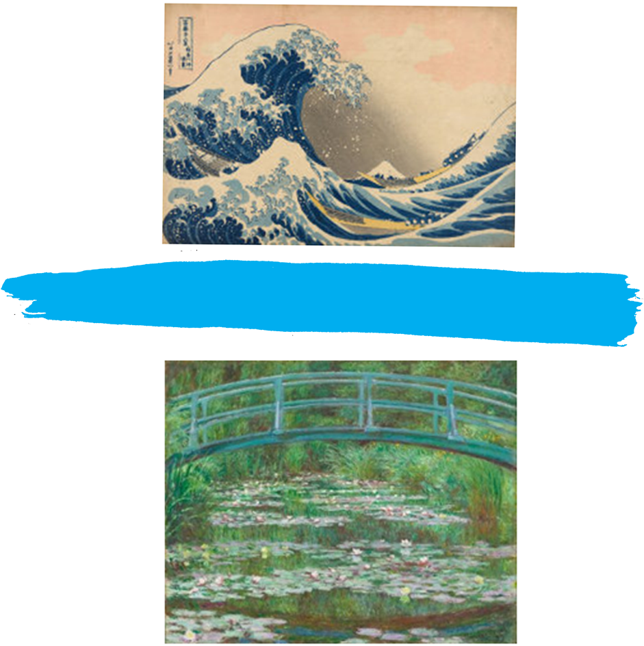 Artscapades Kicks Off Their Spring Lecture Series At - Japanese Waves Moving (1000x1000), Png Download