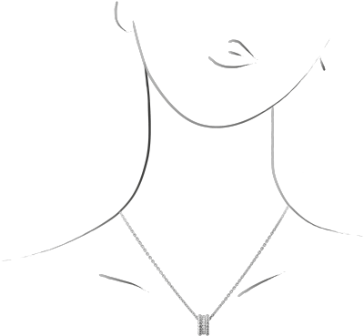 Perlée Diamonds Pendant, 3 Rows - Van Cleef & Arpels Perlée Diamonds Pendant Woman (471x471), Png Download