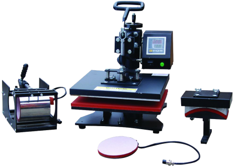 5 In 1 Printing Machine (500x500), Png Download