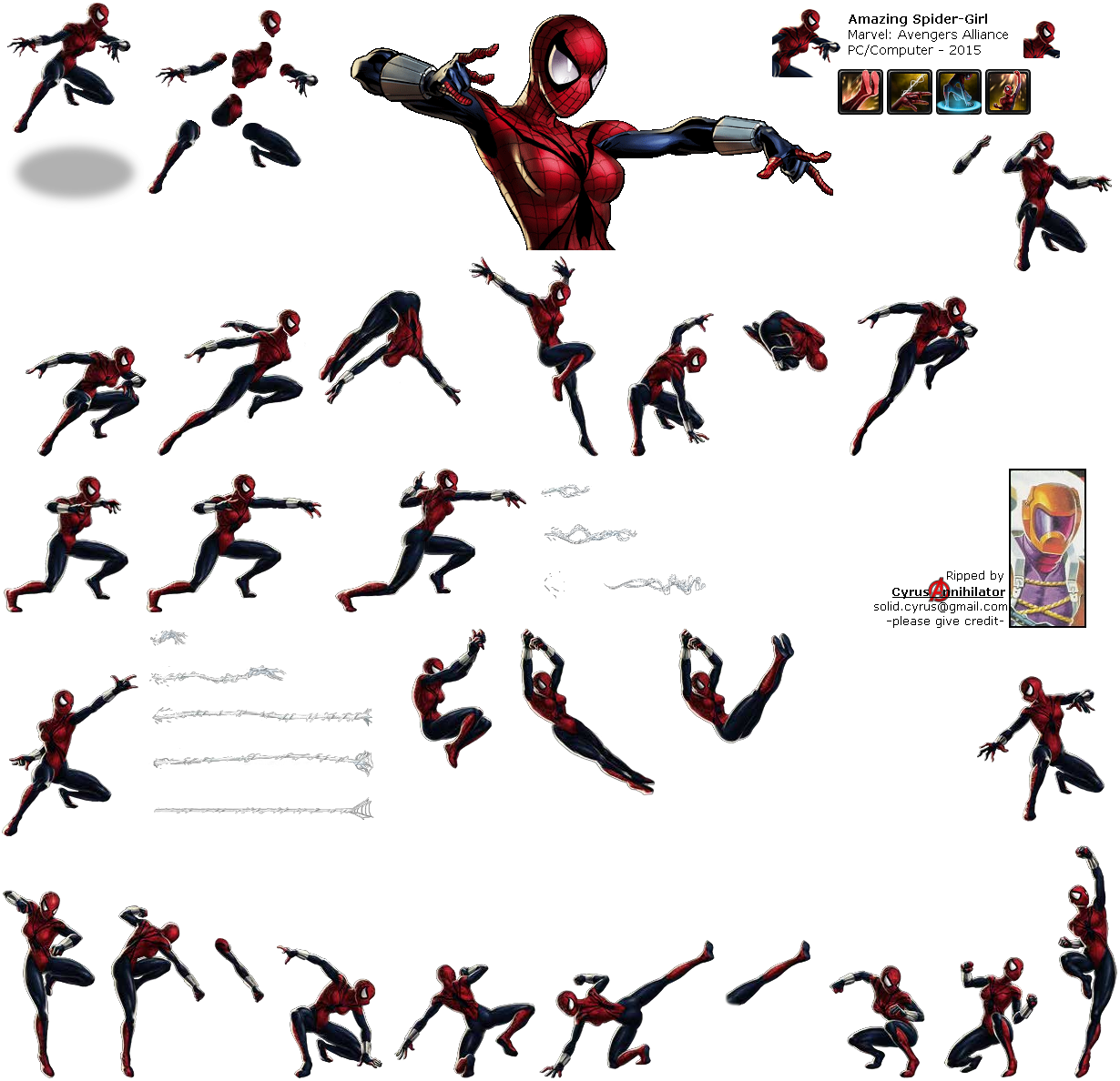 Amazingspider-girl - Marvel Avengers Alliance Spidergirl (1230x1188), Png Download