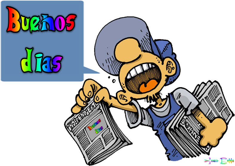 Frase Fondo Transparente - Voceador De Periodico (800x600), Png Download