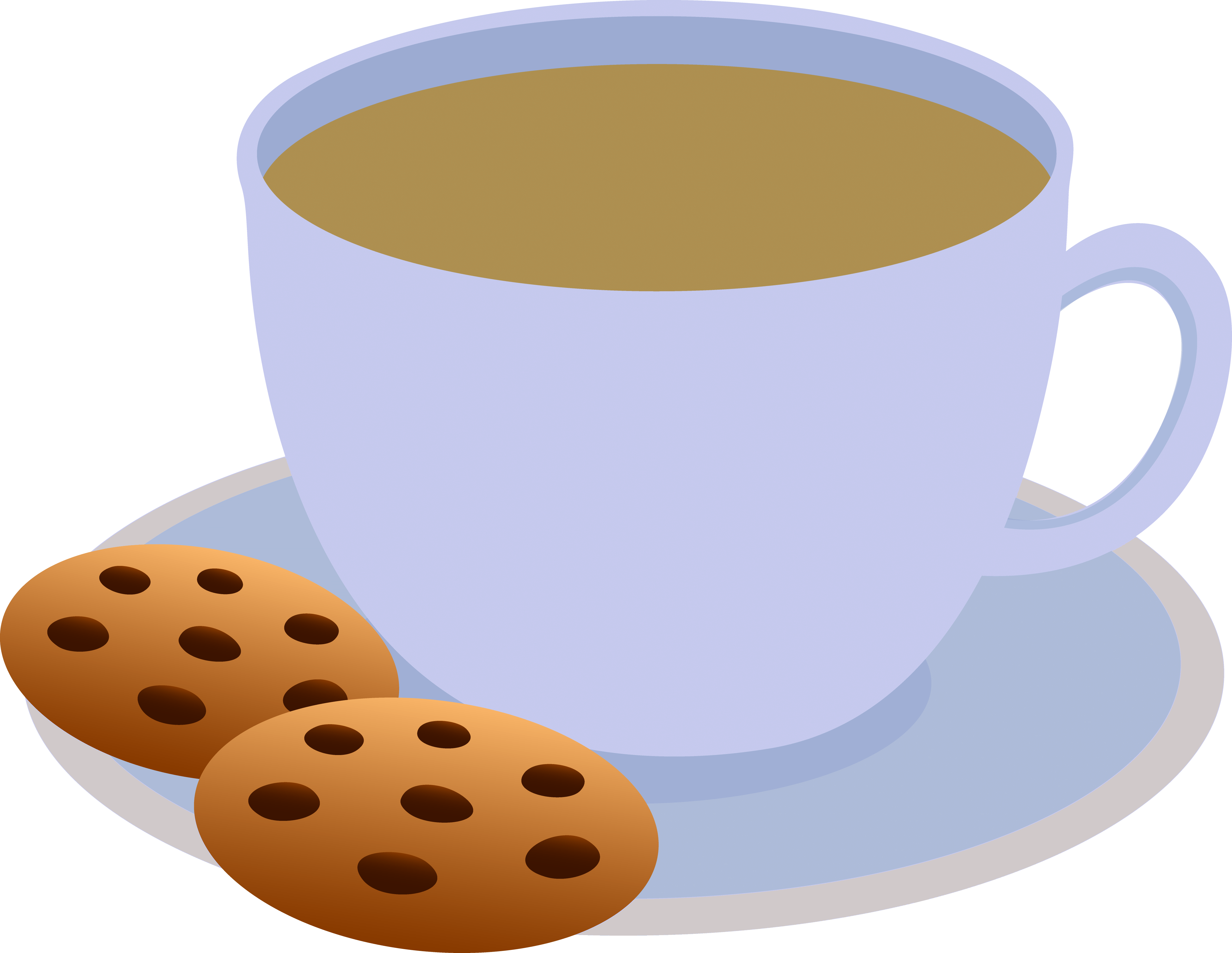 Cup - Tea And Biscuits Clipart (4753x3678), Png Download