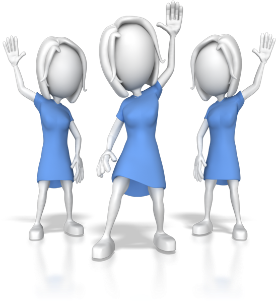 Image For Women In Ce Lean In Circles - Animation (605x605), Png Download