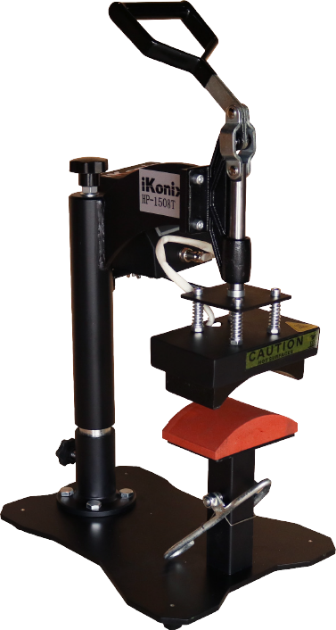 Ikonix High Pressure Heat Press - Cap Heat Press Machine (377x706), Png Download