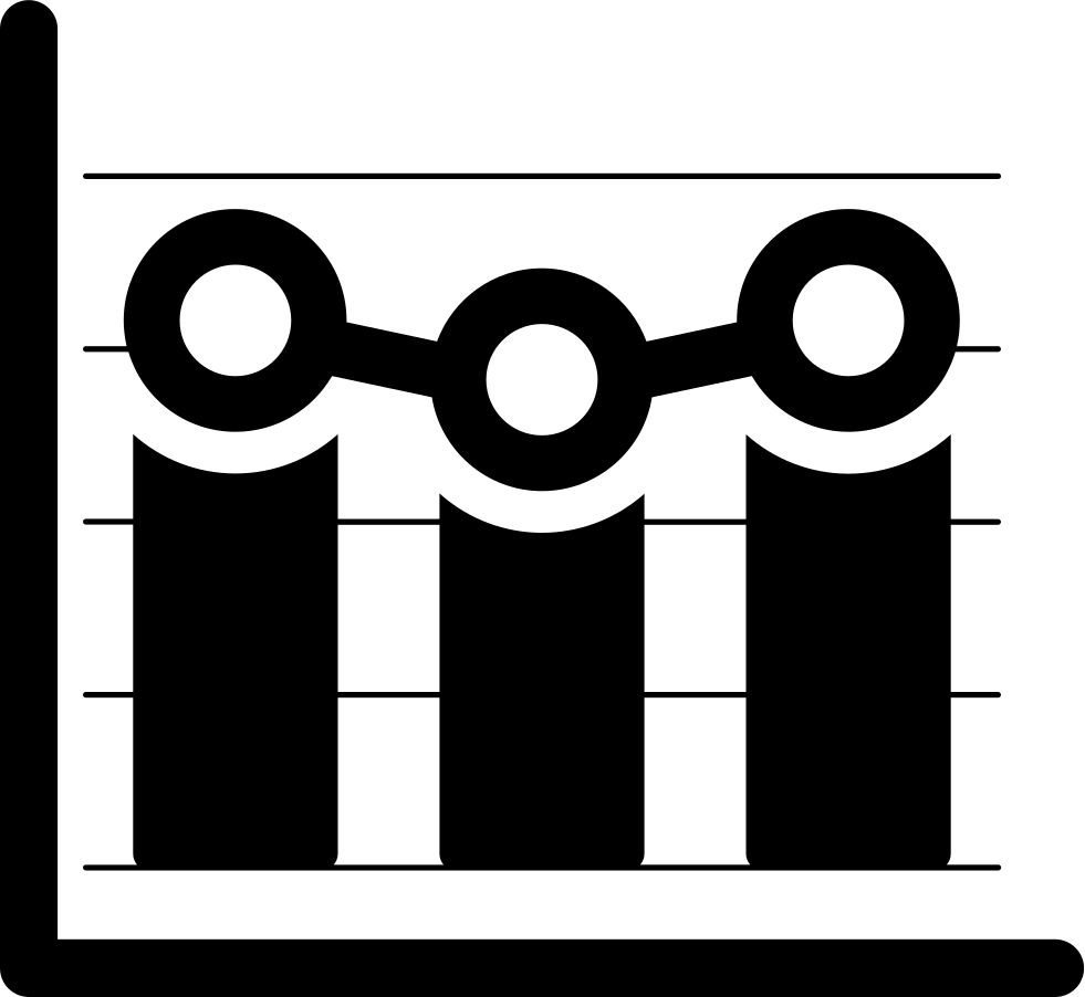 Bar Dotted Stats Comments - 剪影 數學 (981x902), Png Download