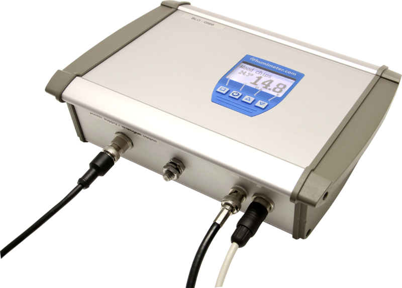 Humimeter Blo Online Measuring System For The Determination - Feuchtemessung In Scheitholz Sensor (800x574), Png Download