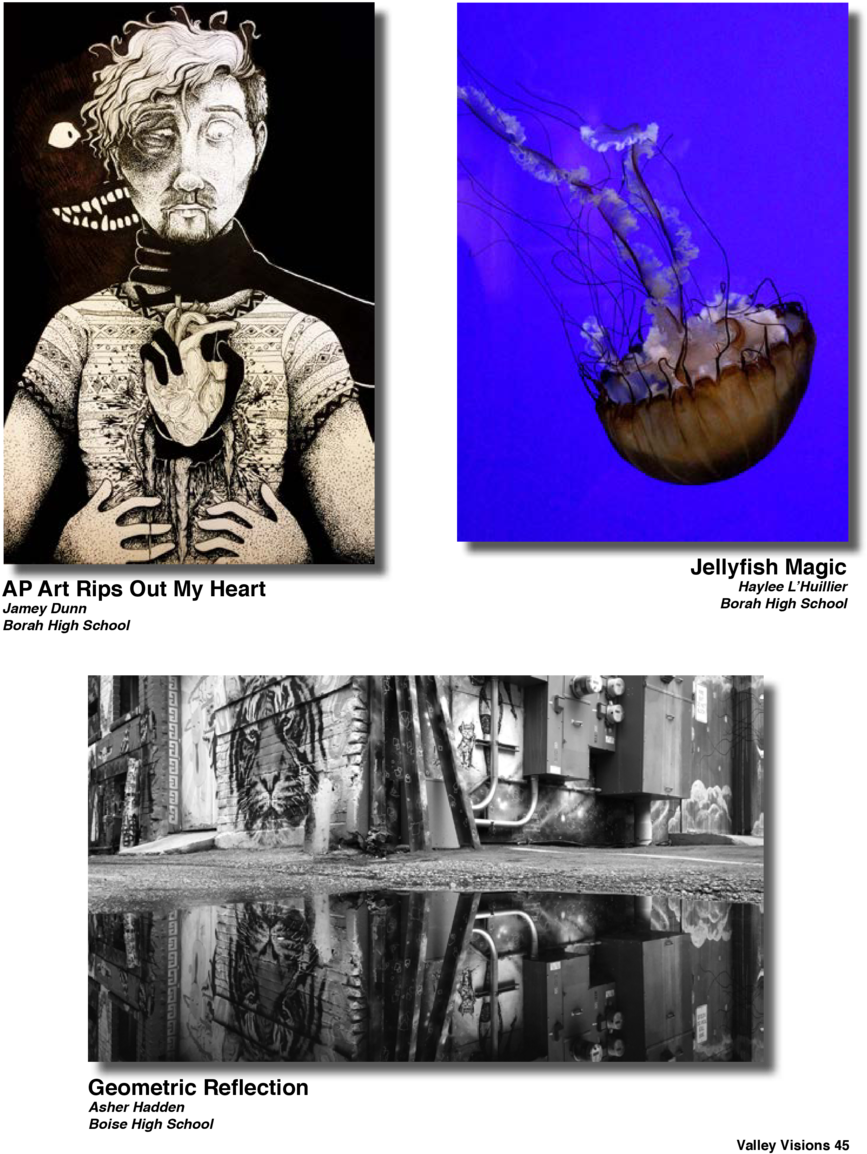 Neon Thoughts Seth Nims Boise High School Ap Art Rips - Boise (960x1243), Png Download