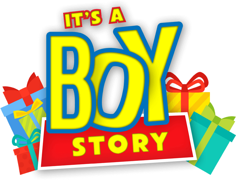 Download It's A Boy Story Baby Shower PNG Image with No Background