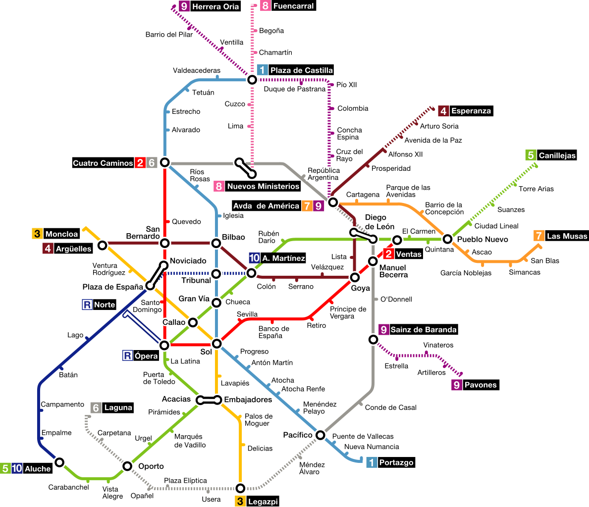 Madrid Metro 1978-1985 - Madrid Metro (1189x1024), Png Download