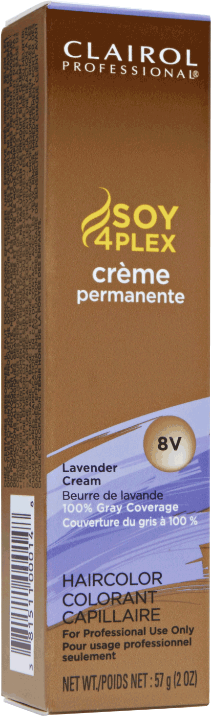 Clairol Professional 8v Lavender Premium Creme Hair - Lavender Ice Hair Color (1500x1500), Png Download