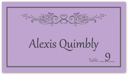 Hand Drawn Scroll Place Cards - Fountain (570x760), Png Download