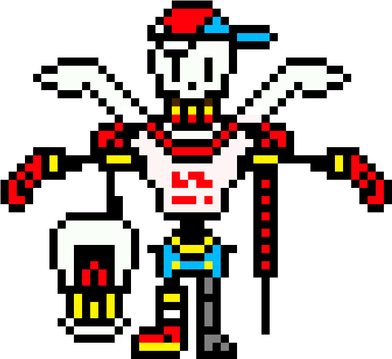 File History - Sans And Papyrus Sprite (768x768), Png Download