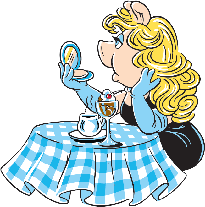 Miss - Ms Piggy Clipart (677x683), Png Download