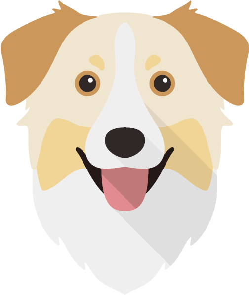 Yappicon Australianshepherd-05 Yappicon - Australian Shepherd (600x600), Png Download