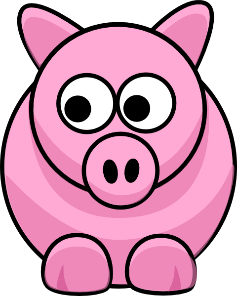 Piggy Svg Clip Arts 480 X 599 Px (480x599), Png Download