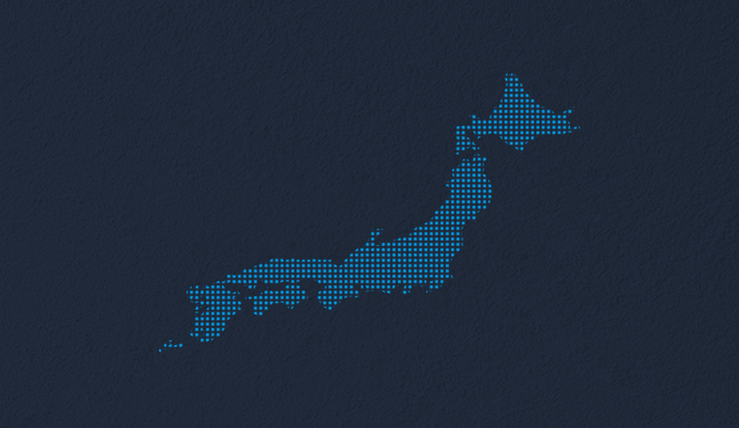 Best Japan Hosting Experience - Art Print: Peragine's Black Map Japan, 61x46cm. (678x393), Png Download