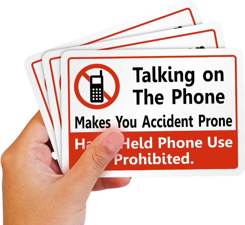 Cell Phone Prohibited Label - Smartsign Notice - No Cameras No Cell Phones Thank (800x800), Png Download