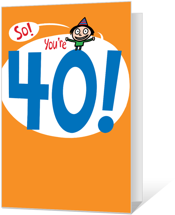 40th Birthday Printable - Blue Mountain Resort (950x760), Png Download