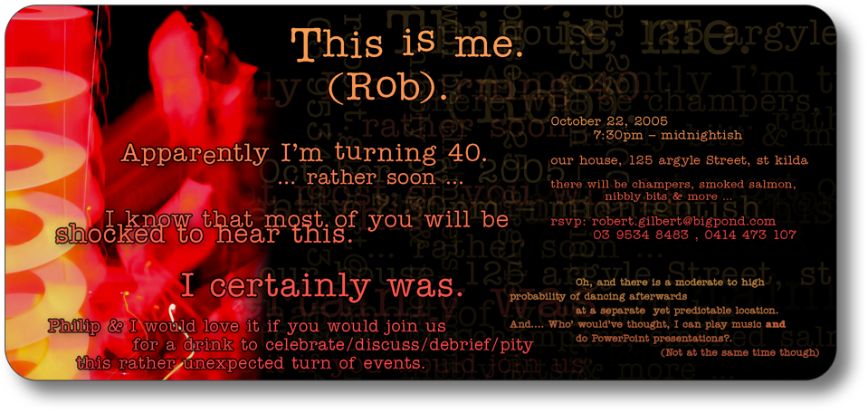 40th Birthday Invitation - Funny 40th Birthday Invite (959x455), Png Download