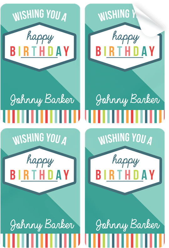 Birthday Boy Stickers - Label (760x1140), Png Download