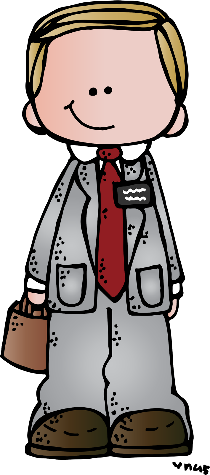 Future Missionary Boy Freebie Melonheadz Illustrating - Melonheadz Missionary (709x1600), Png Download