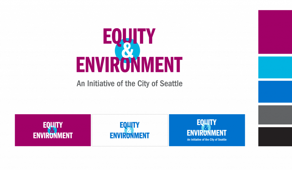 Equity & Environment Logo Design, Color Variations - Design (1024x597), Png Download