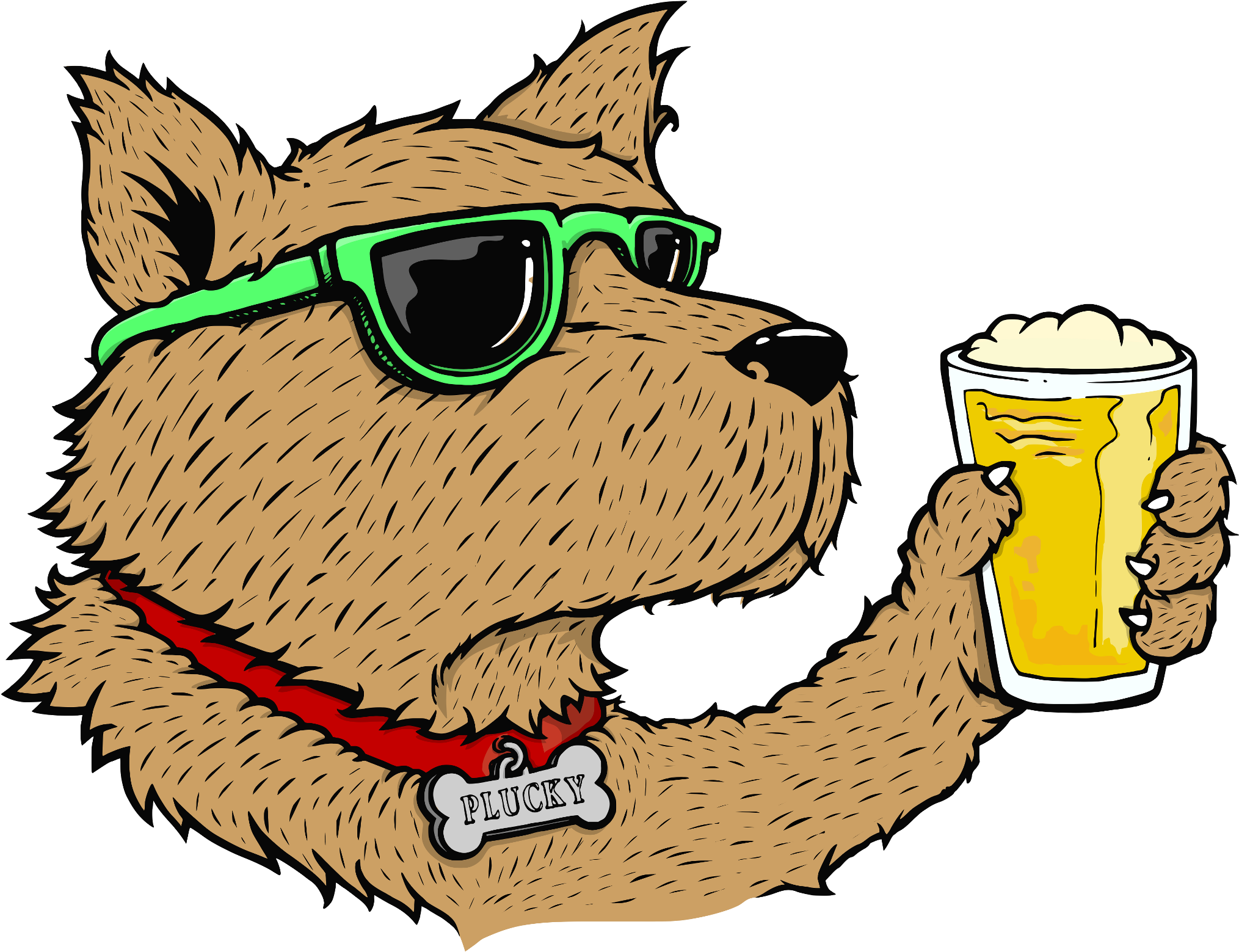 Plucky Underdog Logo - Brewing (2048x1575), Png Download