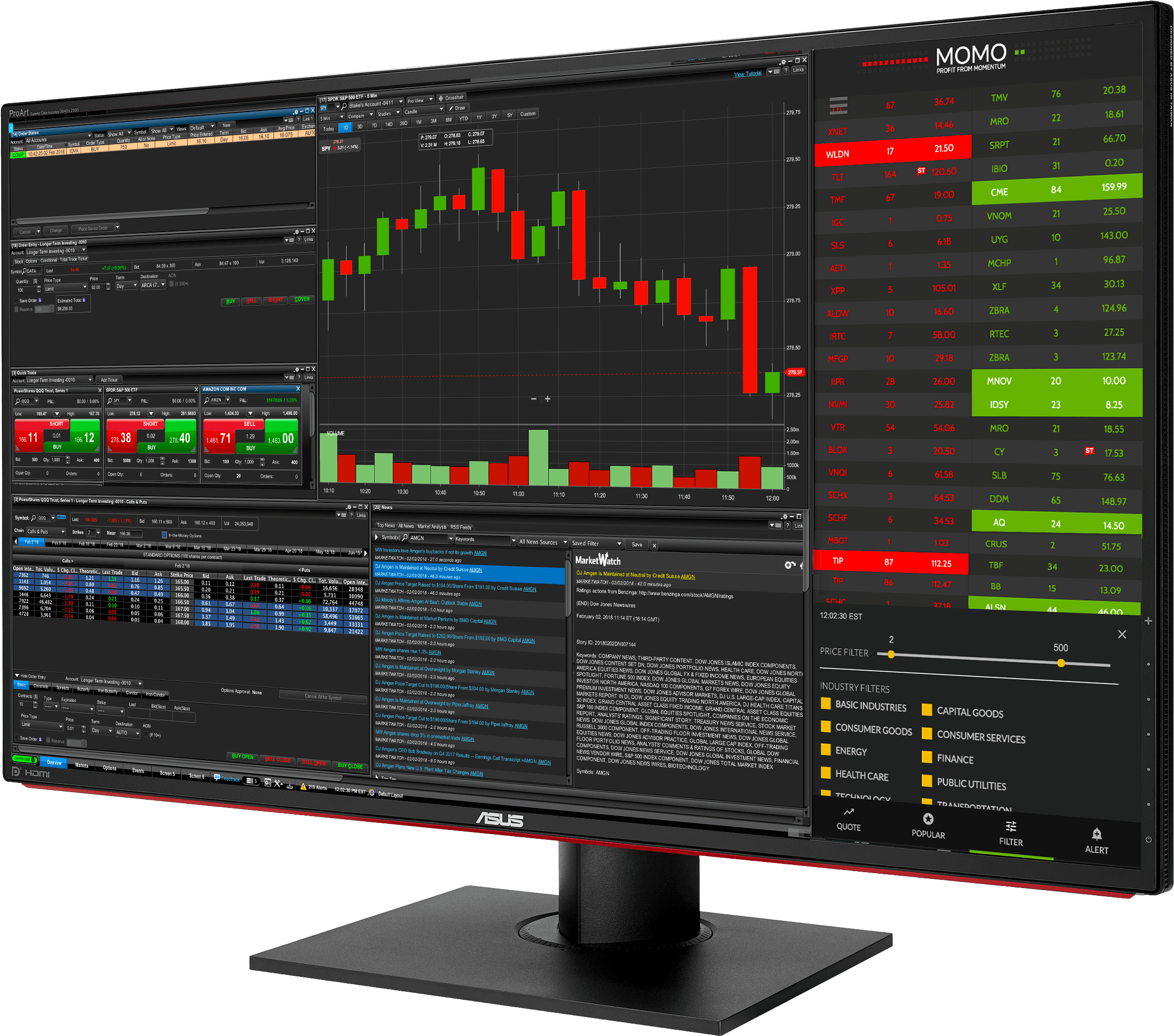 Realtime Desktop Stock Application To Find New Us Stock - Stock (2546x2135), Png Download