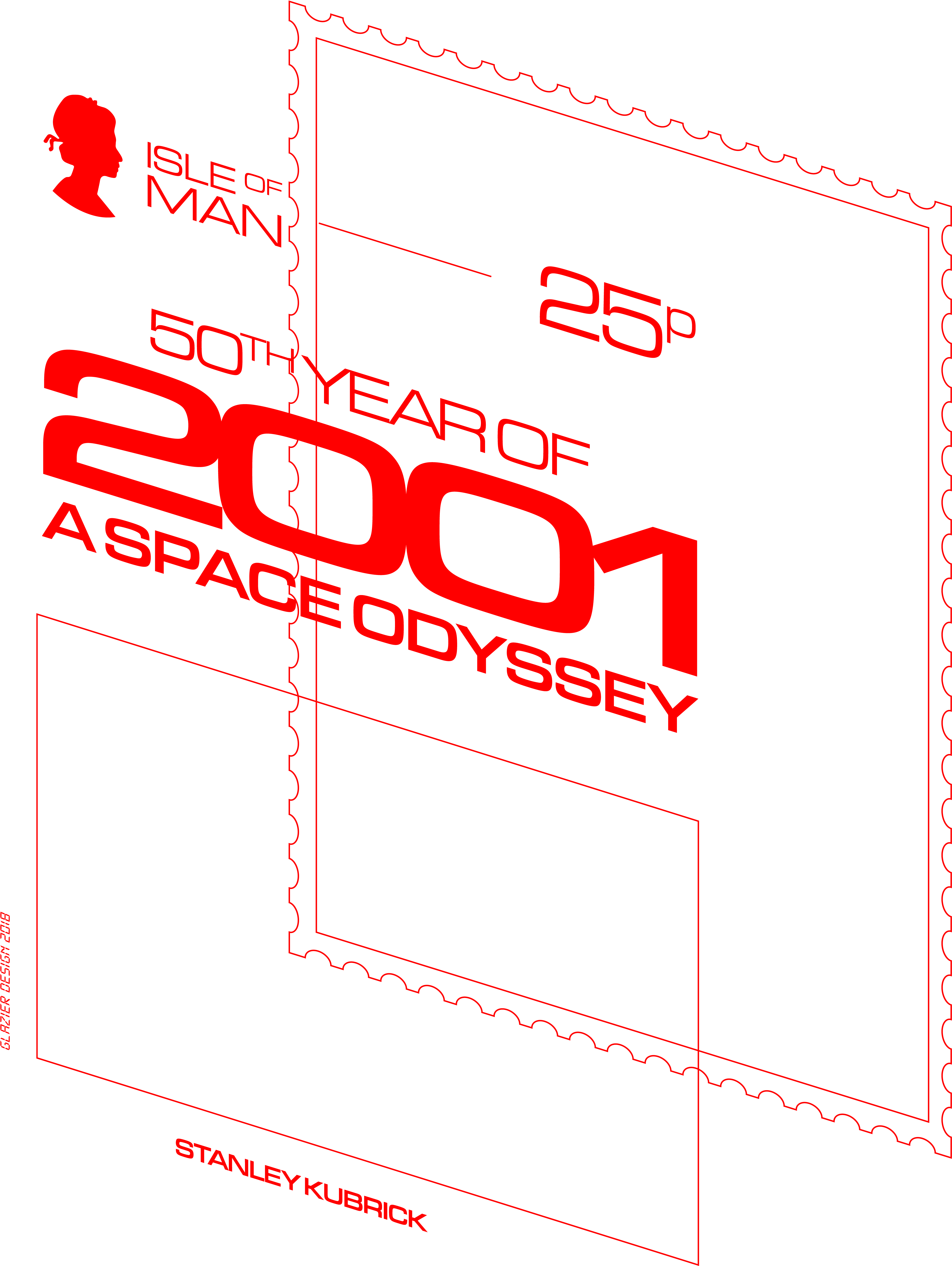 Stamps For Philatelists And Fans To Find Their Raf - 2001: A Space Odyssey (6250x6250), Png Download