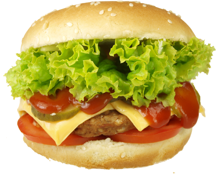Burger - Hamburger (866x650), Png Download